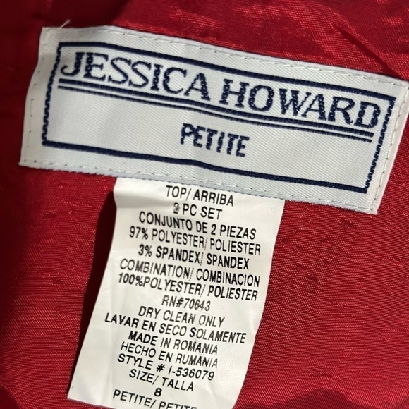 VINTAGE Jessica Howard Women’s Black Jacket with Leopard trim! - Picture 5 of 5